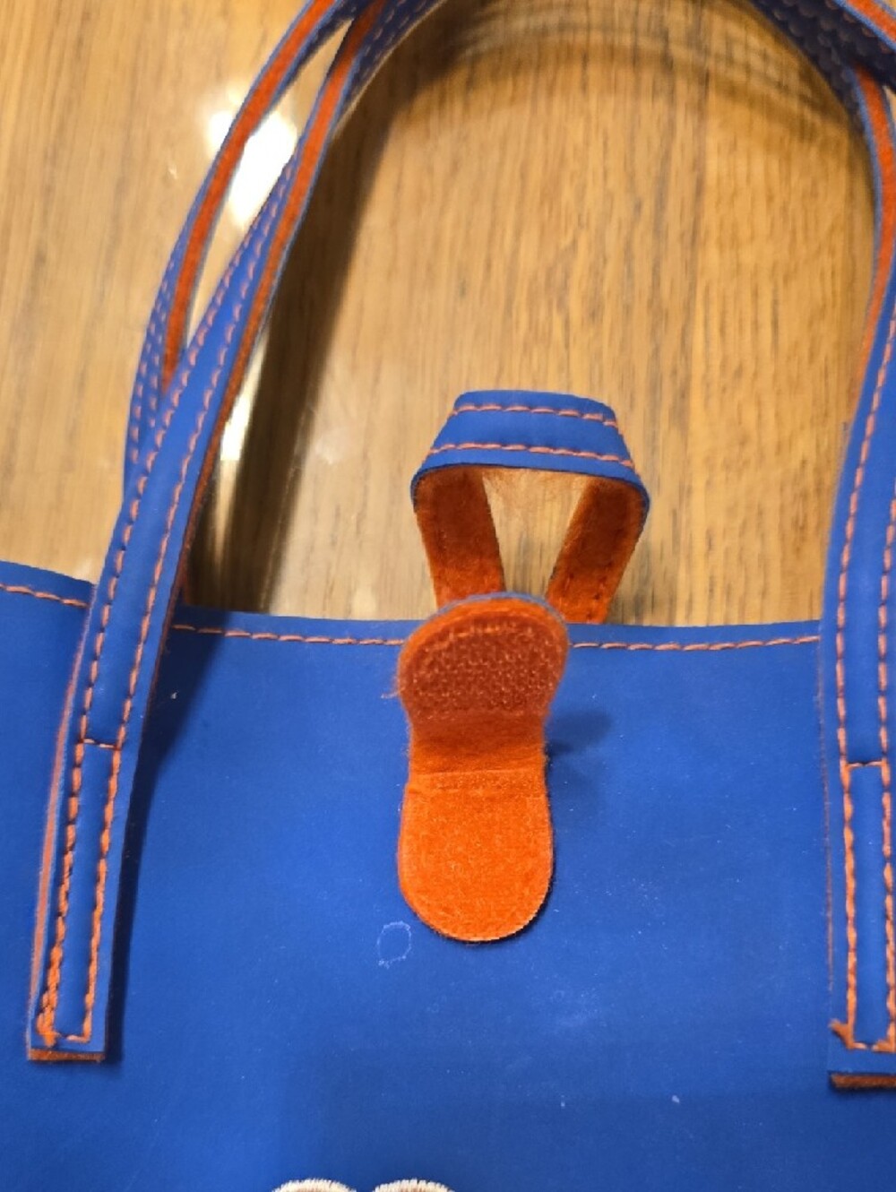 University Of FLORIDA Gators Blue Tote Bag with Alligator Patch - Picture 5 of 6